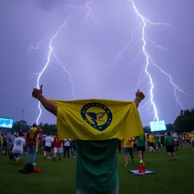 número de vítimas de raio