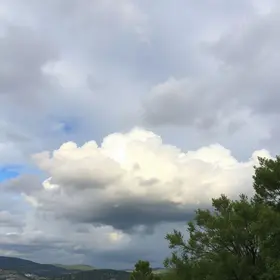 Santa Rita céu nublado