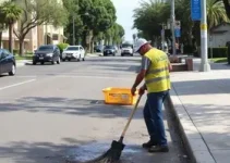 limpeza de rua em Santa Rita