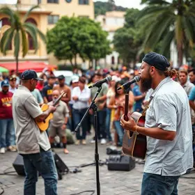Salomão do Reggae em ação evangelística em Santa Rita