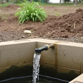 abastecimento de água em Santa Rita
