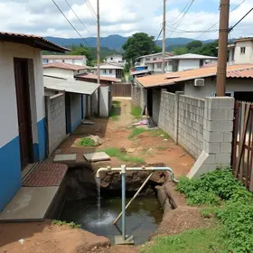 interrupção no abastecimento de água em Santa Rita