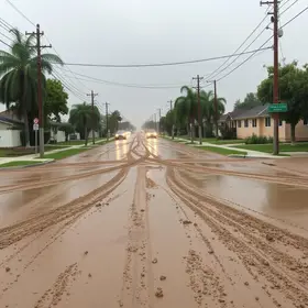 falta de pavimentação