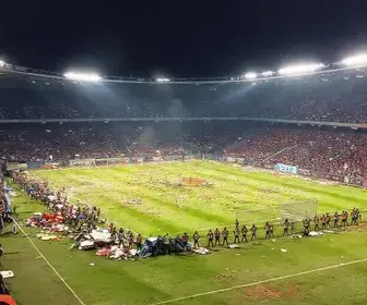roubo no estádio do Atlético